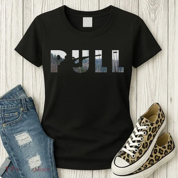 Pull Skeet Shooter Shotgun Trap Gift Women's T-Shirt