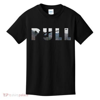 Pull Skeet Shooter Shotgun Trap Gift Kids T-Shirt
