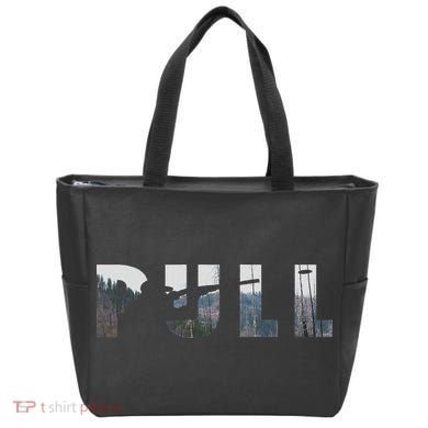 Pull Skeet Shooter Shotgun Trap Gift Tote Bag