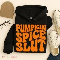 Pumpkin Spice Slut Funny Inappropriate Fall Halloween Hoodie thumb 4