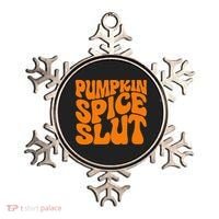 Pumpkin Spice Slut Funny Inappropriate Fall Halloween Ornament thumb 0