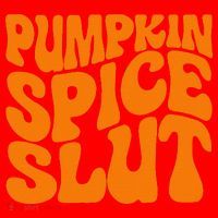 Pumpkin Spice Slut Funny Inappropriate Fall Halloween Santa Hat thumb 1