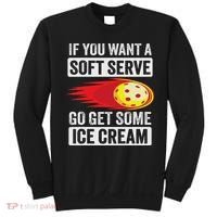 Pickleball Soft Serve Ice Cream Funny Pickleball Sweatshirt thumb 0