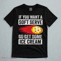 Pickleball Soft Serve Ice Cream Funny Pickleball T-Shirt thumb 5