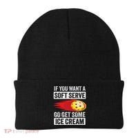 Pickleball Soft Serve Ice Cream Funny Pickleball Beanie thumb 0