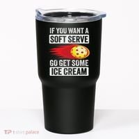 Pickleball Soft Serve Ice Cream Funny Pickleball Tumbler thumb 0