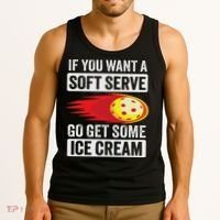 Pickleball Soft Serve Ice Cream Funny Pickleball Tank Top thumb 3