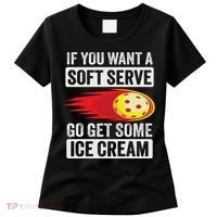 Pickleball Soft Serve Ice Cream Funny Pickleball Women's T-Shirt thumb 0