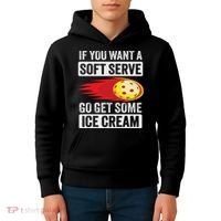 Pickleball Soft Serve Ice Cream Funny Pickleball Kids Hoodie thumb 4