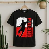 Poland Soccer Team Polish Flag Jersey Football Fans T-Shirt thumb 2