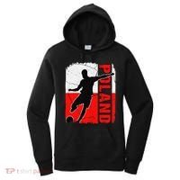 Poland Soccer Team Polish Flag Jersey Football Fans Women's Hoodie thumb 0