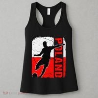 Poland Soccer Team Polish Flag Jersey Football Fans Women's Tank Top thumb 3