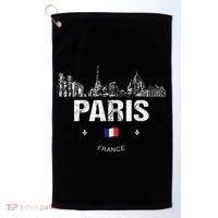 Paris Souvenir Travel Golf Towel thumb 0