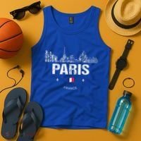 Paris Souvenir Travel Tank Top thumb 4