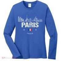 Paris Souvenir Travel Women's Long Sleeve Shirt thumb 0