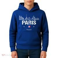 Paris Souvenir Travel Kids Hoodie thumb 4