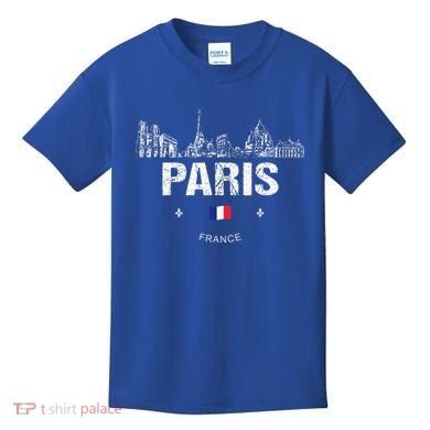 Paris Souvenir Travel Kids T-Shirt