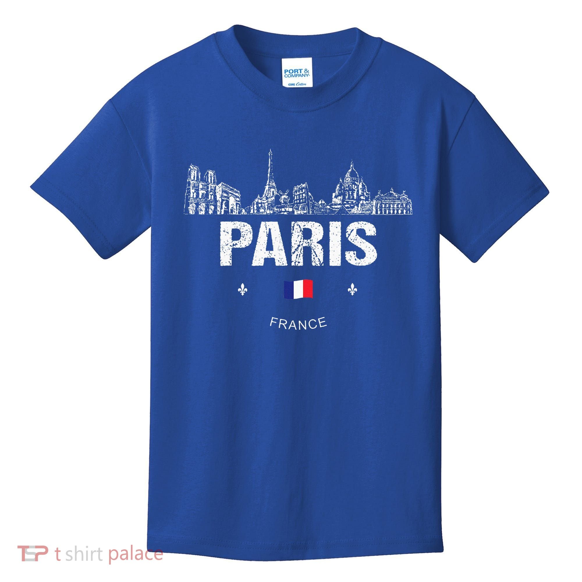 Paris Souvenir Travel Kids T-Shirt