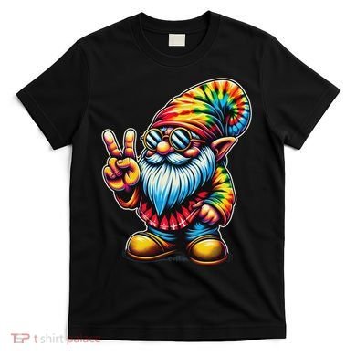 Peace Sign Tie Dye Gnome T-Shirt