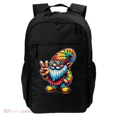Peace Sign Tie Dye Gnome Backpack