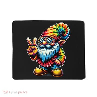 Peace Sign Tie Dye Gnome Mousepad