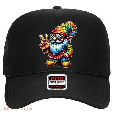 Peace Sign Tie Dye Gnome Hat