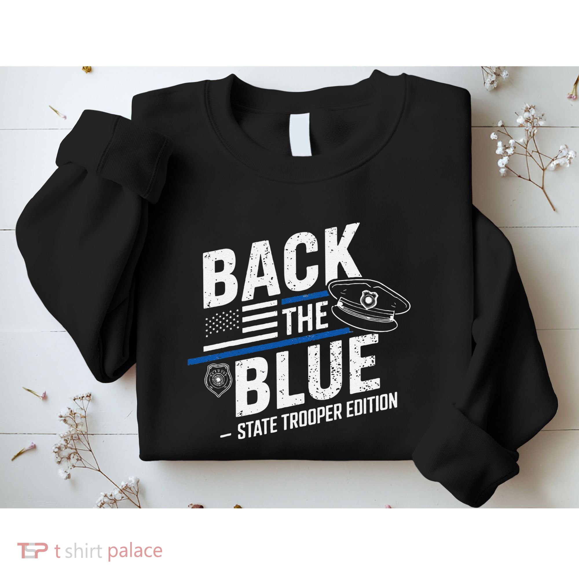 Police State Trooper Super Trooper Costume Sheriff Sweatshirt