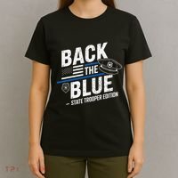 Police State Trooper Super Trooper Costume Sheriff T-Shirt thumb 4