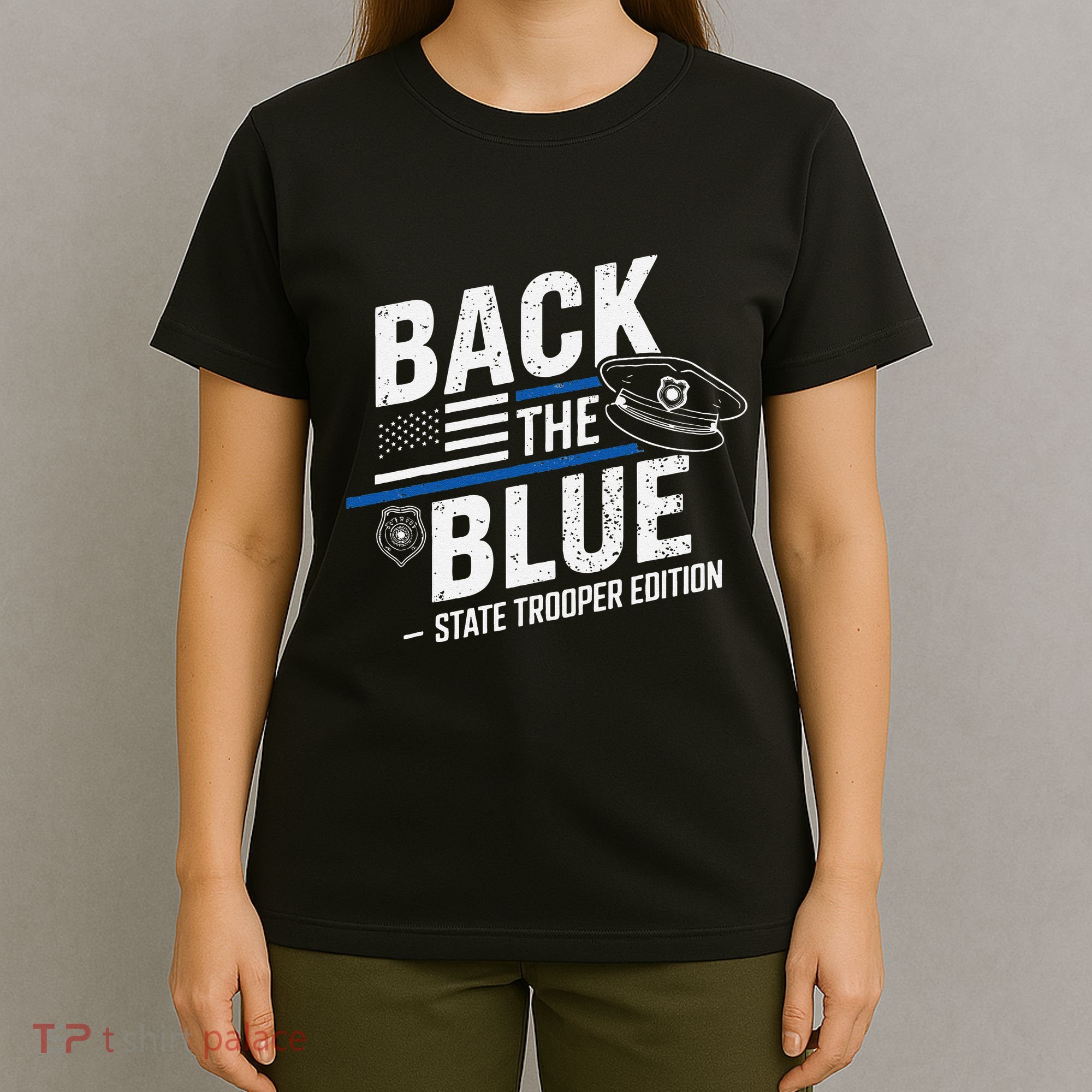 Police State Trooper Super Trooper Costume Sheriff T-Shirt