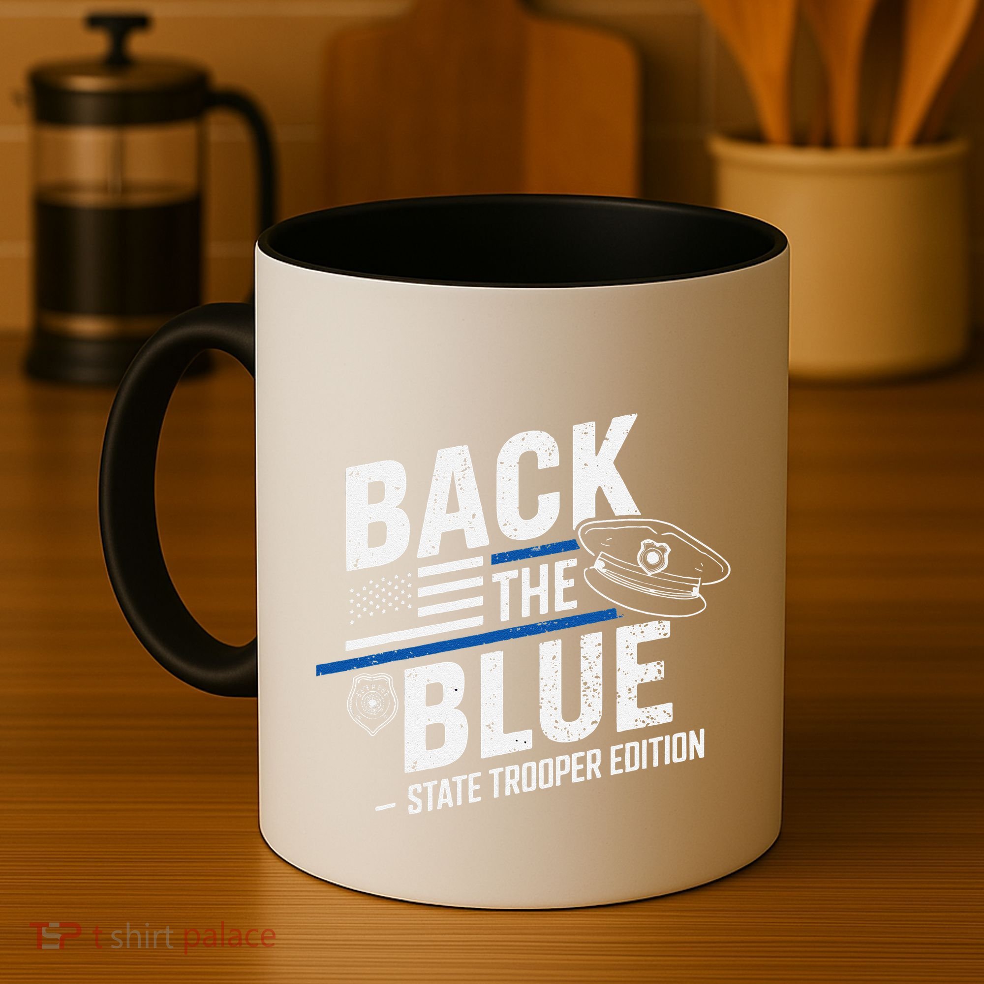 Police State Trooper Super Trooper Costume Sheriff Coffee Mug