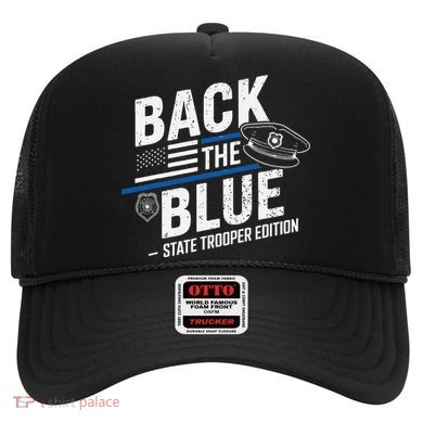 Police State Trooper Super Trooper Costume Sheriff Hat