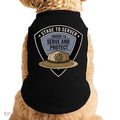 Police State Trooper Super Trooper Costume Sheriff Doggie Tank