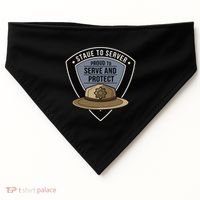Police State Trooper Super Trooper Costume Sheriff USA-Made Doggie Bandana thumb 0