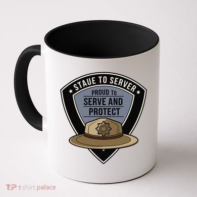 Police State Trooper Super Trooper Costume Sheriff Coffee Mug