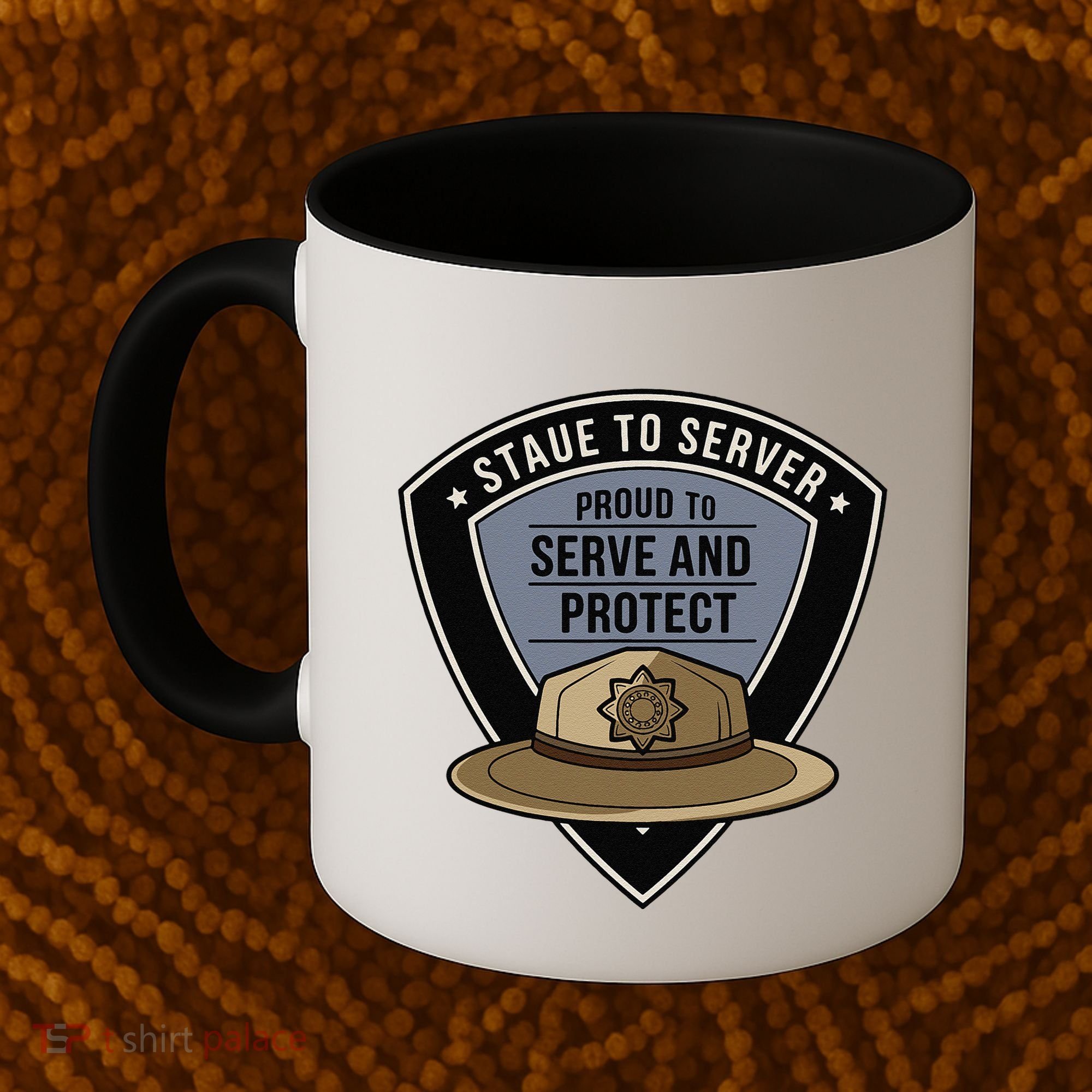 Police State Trooper Super Trooper Costume Sheriff Coffee Mug