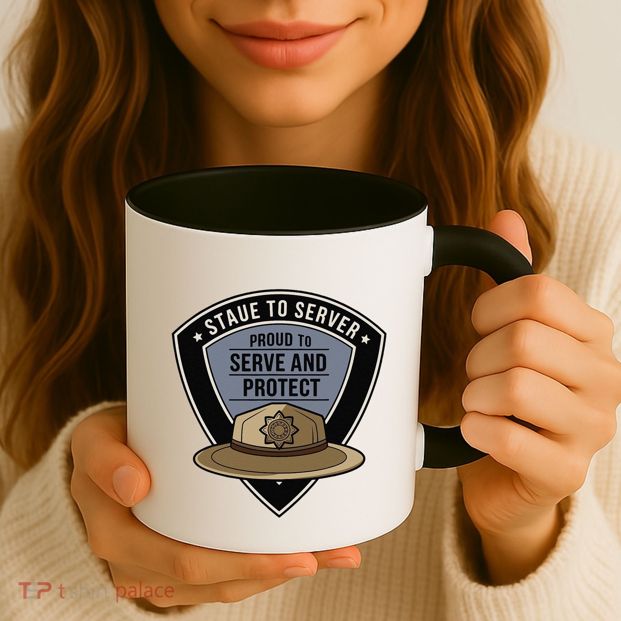 Police State Trooper Super Trooper Costume Sheriff Coffee Mug