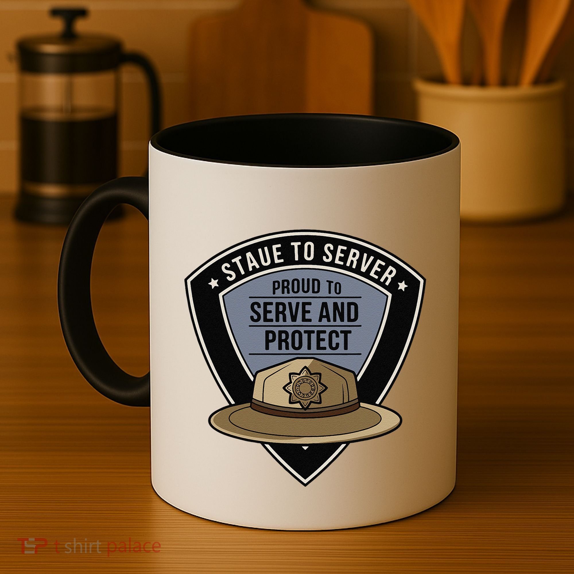 Police State Trooper Super Trooper Costume Sheriff Coffee Mug