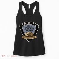 Police State Trooper Super Trooper Costume Sheriff Women's Tank Top thumb 0