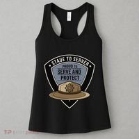 Police State Trooper Super Trooper Costume Sheriff Women's Tank Top thumb 3