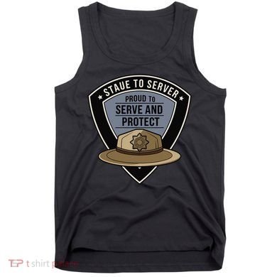 Police State Trooper Super Trooper Costume Sheriff Tank Top