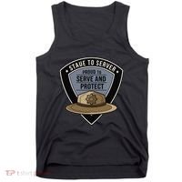 Police State Trooper Super Trooper Costume Sheriff Tank Top thumb 0