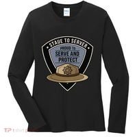 Police State Trooper Super Trooper Costume Sheriff Women's Long Sleeve Shirt thumb 0