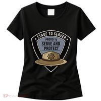 Police State Trooper Super Trooper Costume Sheriff Women's T-Shirt thumb 0