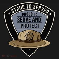 Police State Trooper Super Trooper Costume Sheriff Women's T-Shirt thumb 6