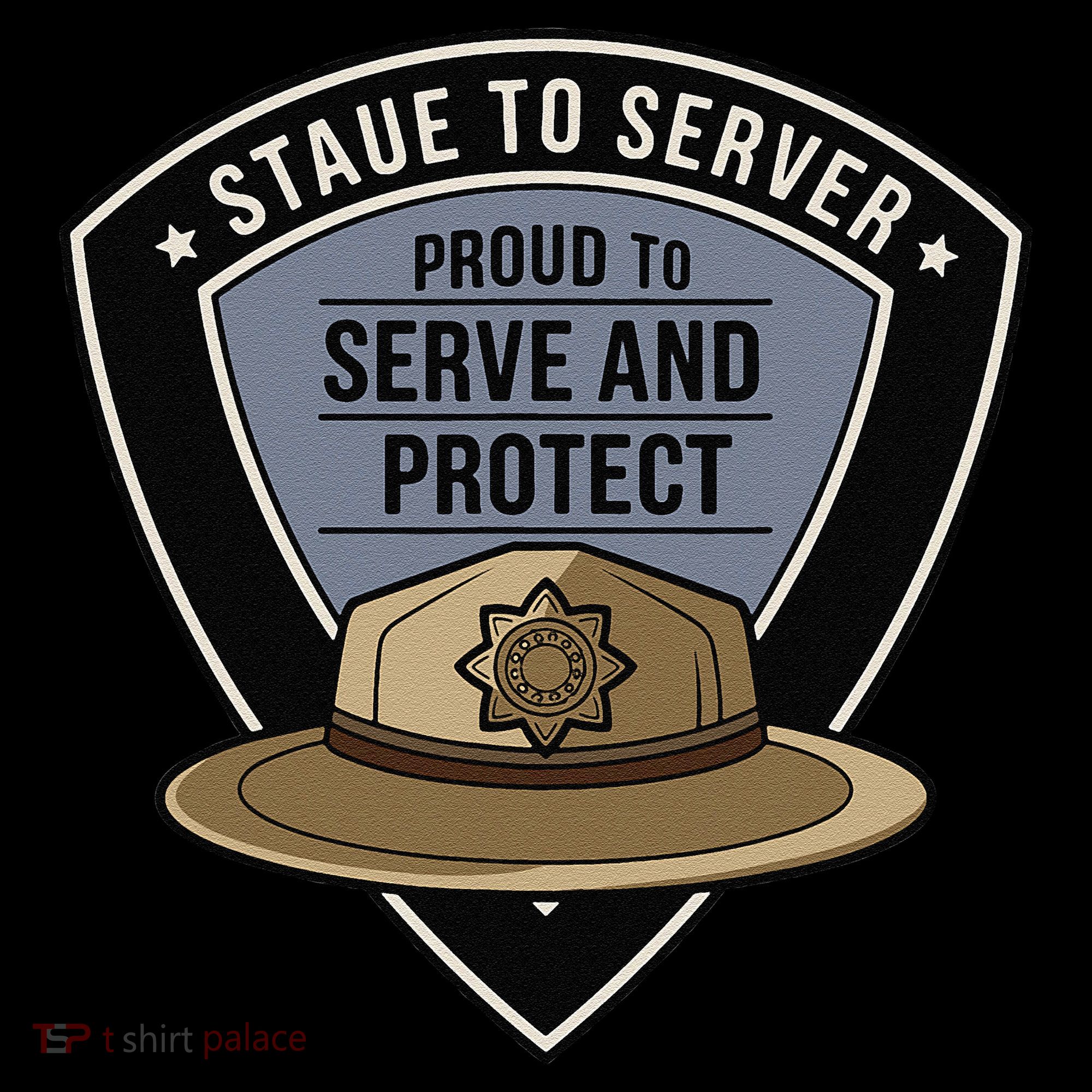 Police State Trooper Super Trooper Costume Sheriff Women's T-Shirt