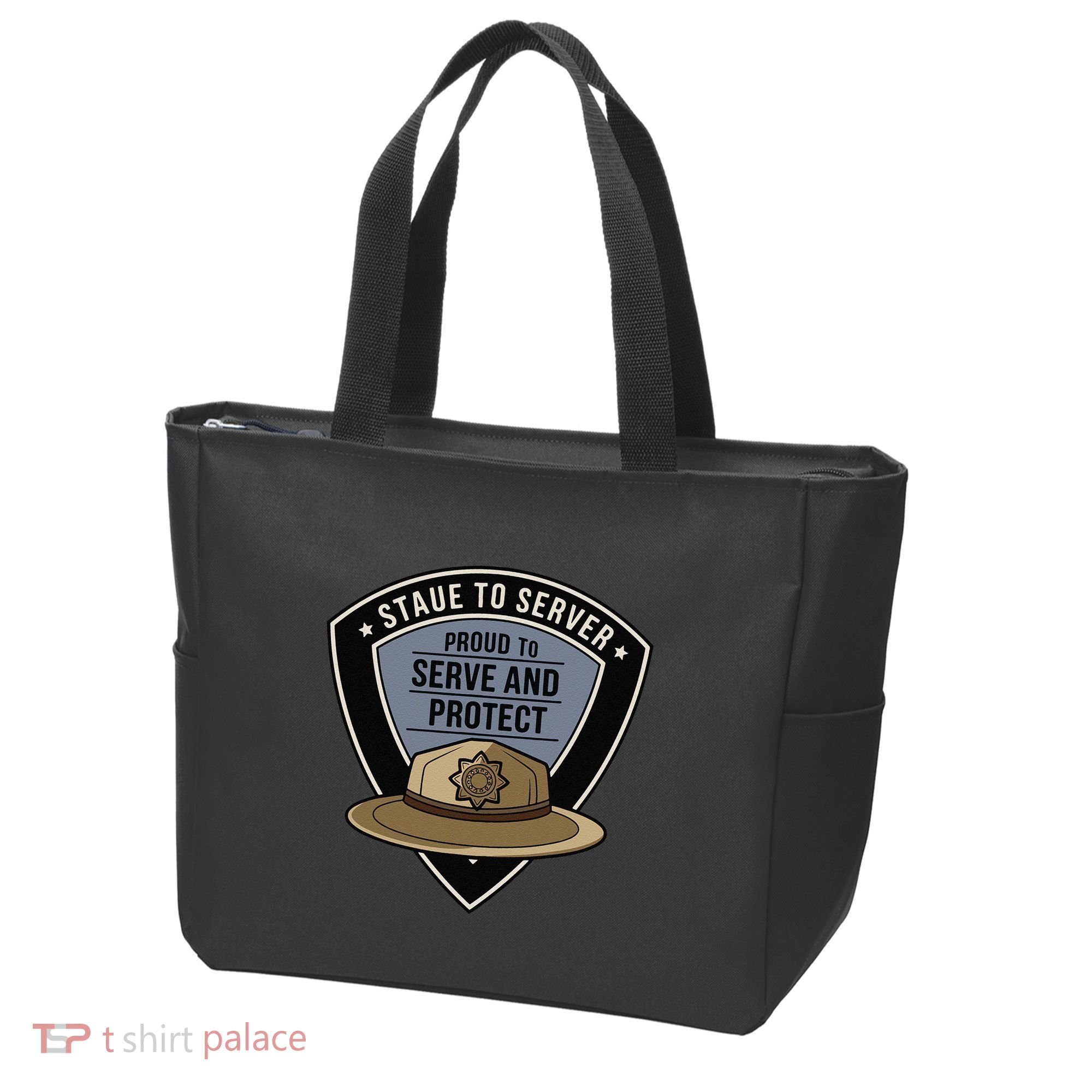 Police State Trooper Super Trooper Costume Sheriff Tote Bag
