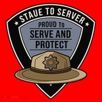 Police State Trooper Super Trooper Costume Sheriff Santa Hat thumb 1