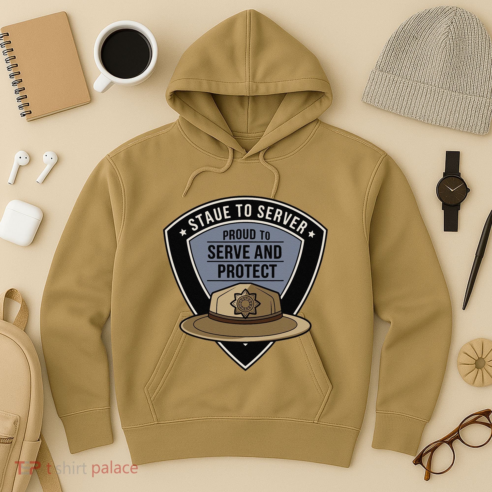 Police State Trooper Super Trooper Costume Sheriff Hoodie