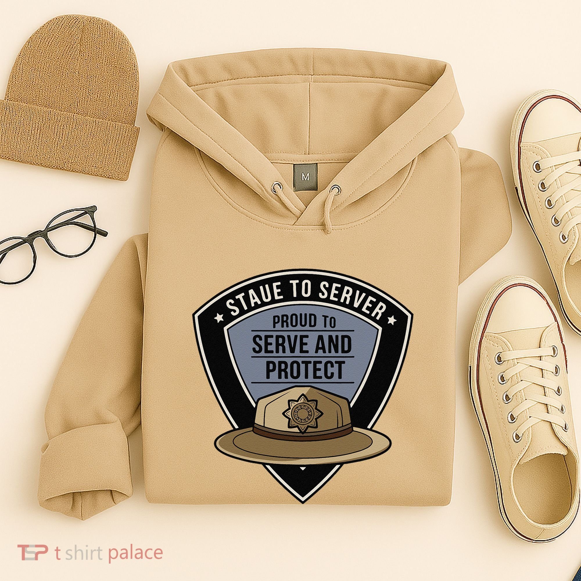 Police State Trooper Super Trooper Costume Sheriff Hoodie