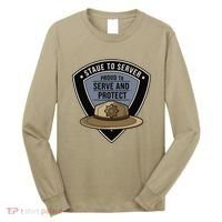 Police State Trooper Super Trooper Costume Sheriff Long Sleeve Shirt thumb 0